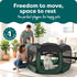 FurHaven Portable Pet Playpen for Dogs & Cats, Foldable Indoor Kitten Playpen with Mesh Sides, Pop Up Travel Dog Pen