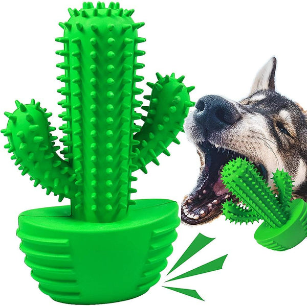Pamlulu Dog Chew Toys Dog Toothbrush Stick Teeth Cleaning Brush Dental for