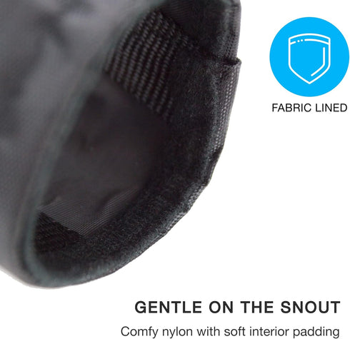 Safety Muzzle, Breathable Nylon Cloth, XXS