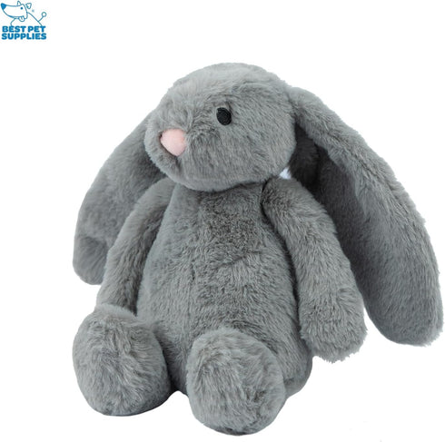 Best Pet Supplies Interactive Bunny Buddy Dog Toy, Crinkle and Squeaky Enrichment for Small Medium Dogs