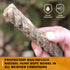 Jumbo Tinder Fire Starter Rope | 3 Pack Extra Large Natural Waterproof Kindling for Camping, Hiking & Backpacking