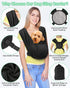 13lbs, Dog Sling Swaddle Carrier Small Dog Cat Front Facing Carrier for Chest, Hands Free Puppy Carrying Sling Hold