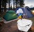 Hympuae 3 Set, Ultra Light Portable Collapsible Outdoor Cutlery Piece Foldable Plate,Bowl,Cup,Easy To Clean