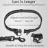 iYoShop Hands Free Dog Leash with Zipper Pouch, Dual Padded Handles for Walking, Jogging, Running (Medium, Black)