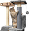 Furhaven Wrap Around Scratching Post Cover, Fits Posts Up to 3.5" Diameter, Gray