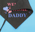 Welcome Home Daddy Decorations Dog Bandana, Black Scarf for Small Pets Military Army Decoration
