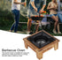 Portable Barbecue Alcohol Oven Stove, Kitchenware Cooking Utensil for Outdoor Picnic