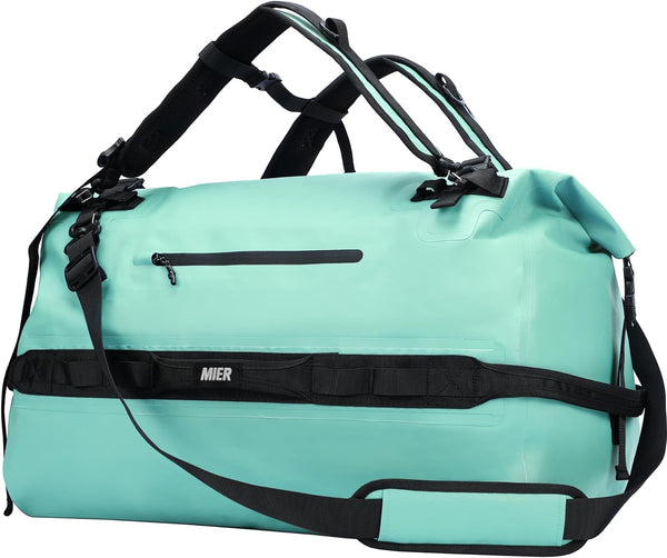 MIER Waterproof Duffel Bag Motorcycle Dry Bag Backpack Large Roll-Top Heavy Duty