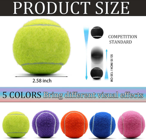 Swingers Tennis Balls,Training Exercise Balls for Pet Dog, High Elasticity Practice Tennis Balls for Beginner