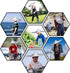 Umbrella Hat - Colorful Folding Sun Rain Cap for Beach, Party, Outdoor, Fishing, Hunting, Gardening, UV Protection