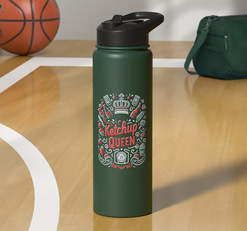 Ketchup Queen FH Ketchup Queen ||- Stainless Steel Insulated Water Bottle