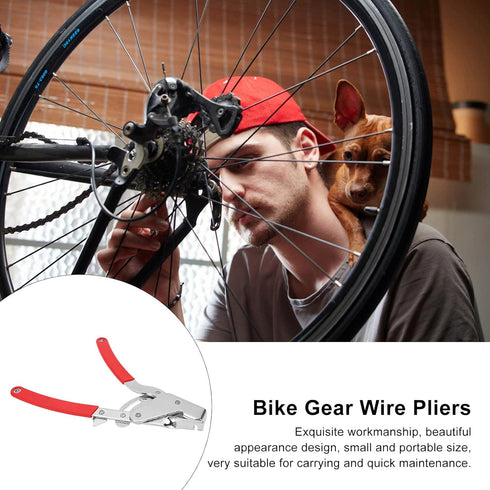 SUNGOOYUE Brake Cable Pliers, Carbon Steel Portable Bike Brake Gear Wire Puller for Repair