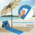 Ynredee Backpack Beach Chairs,Beach Mat Lounge Chair for Adults,Portable Lightweight Lounge Mat with Back,Adjustable