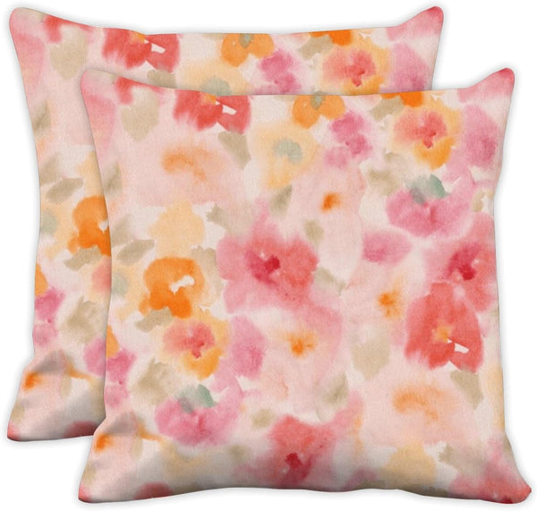 Generic Set of 2 Pillow Covers Cottage Fall Cotton Throw Pillows Vintage Grandmillennial