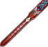 Western Leather Pet Floral Tooled Dog Collar Heavy Duty Adjustable Padded with Beaded Buckstitch (Medium - L - 19.5")