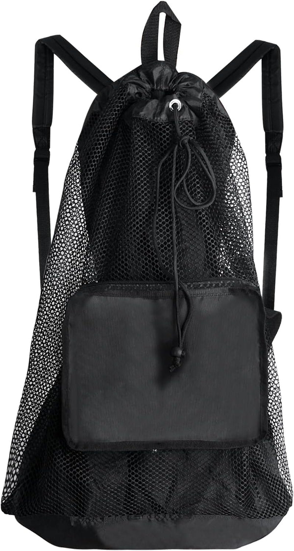 Luwint Extra Large Mesh Dive Bag - Oversized Scuba Gear Backpack for Snorkeling and Water Sports