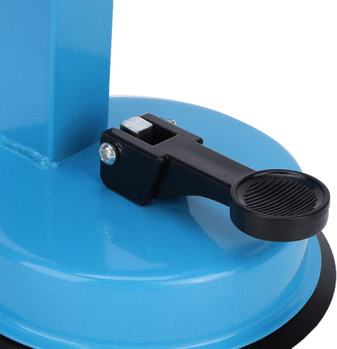 Sit-up Aid Bar for Floor, Portable Adjustable Sit Up Equipment with Foot Holder for Abdominal Muscle Exercise (blue)