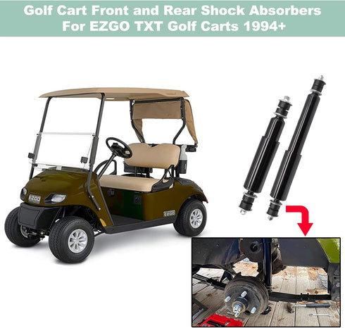 Golf Cart Front and Rear Shock Absorbers for EZGO TXT, OEM# 76418-G01, 70248-G01, 70324-G01, 76419-G01