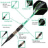 Soft Tip Darts Set 18/20 Grams, Professional Plastic Tip Darts with Brass Barrel, Aluminum Shafts, 50 Rubber O-Rings