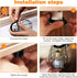 Bulb Bulb Uonlytech Light Cover Metal Lamp Guard Industrial Clamp on Metal Guard Cage Hanging Cover for Pendant
