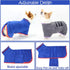 Dog Drying Coat - Fast Drying Dog Towel Robe - Microfiber Super Absorbent Pet Bathrobe, Adjustable Collar & Belly Strap