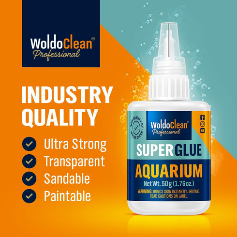 Aquarium super glue for mosses and plants - for freshwater and saltwater aquariums 50g