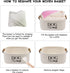 Geyecete Square Dog Toy Basket Storage - Beige | Cotton Rope Storage Basket for Pet Toys and Accessories