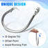 18/0-28/0 Giant Fishing Hooks Tuna Circle Hooks Stainless Steel Big Game Saltwater Fishing Hooks Extra Strong Short