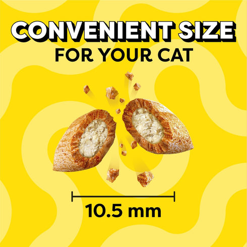 16 oz. Temptations Cat Treats, Classic Crunchy and Soft Cat Treats, Catnip Fever Flavor, Catnip Treats, Tub