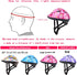 Kids Helmet Adjustable for Ages 3-8, Boys Girls, Toddler Helmet with Protective Sports Gear Set, Knee Elbow Pads, Wrist