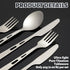 6 Set Set Backpacking Pcs Pure Titanium Fork Spoon Knife Camping Utensils Portable Titanium Cutlery, Lightweight Travel