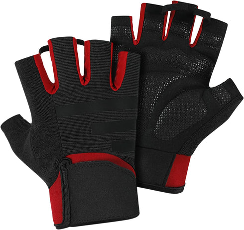 GJV Workout Gloves for Men and Women, Exercise Sports Gloves for Weight Lifting,