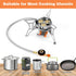 WADEO 5800W Windproof Camping Stove, Portable Gas Stove with Piezo Ignition for Outdoor Backpacking and Hiking