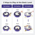 3 Dog Puzzle Toys Levels, Interactive Cognitive Toy for Smart Dogs, Food Puzzles Game for IQ Training Brain Mental