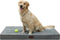 Dog Bed Mats for Big Dogs - Orthopedic Thick Egg Foam Crate Bed, Removable Washable Cover, Non-Slip Bottom (Dark Gray,
