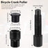 Skylety Crank Remover Bicycle Crank Puller Bike Crankset Crank Arm Puller Compact Crank Puller Cycling Power Pull Crank Pulley Tool Repair Maintenance Remover for Bikes, Black