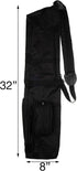 Murray Sporting Goods Golf Sunday Bag, Black Lightweight Travel Carry Bag with Cushioned Shoulder Strap