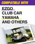 4Pcs 4 HOWBOW Golf Cart Seat Belts for EZGO Club Car Yamaha, Universal Retractable Seat Belt Kit, Upgrades Seatbelts