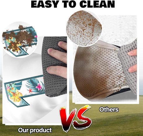 Golf Club Covers for Driver, Fairway Wood, Hybrid, Leather Mallet Putter Covers for Most Brands
