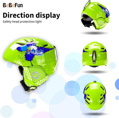 Toddler and Kids Ski Helmet, Snowboard Helmet, Ultra Lightweight, ASTM Certified for Ages 2-6