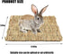 22 Chinchilla Hamiledyi Bunny Grass Mat Natural Woven Hamster Grass Bed Nest PCS Small Animal Handmade Bedding Hay Mat