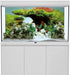 AWERT 48x24 inches Wood Fish Tank Background Seaweed Aquarium Background River Bed & Lake Aquarium Background Vinyl Background
