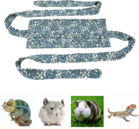 Lizards Sling Carrier, Breathable Adjustable Reptile Carrier Bag for Bearded Dragon & Small Animals