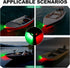 TRUTIDAL 12V Bow Lights for Boats,Boat Navigation Lights LED Waterproof Red and Green boat running lights for Fishing