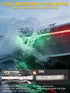 4Pcs 12inch 12v IP68 YM E-Bright Boat Navigation Lights Marine Navigation led Lights Waterproof for Boats, Pontoon
