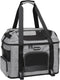 MOSISO Airline Approved Pet Carrier - Top-Expandable Soft Carrier Bag for Small Medium Cats/Dogs Under 22 LB, Grey