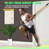 Resistance Bands Set with Yellow Handles, Fitness Bands with Door Anchor, Ankle Straps for Home Gym Workout