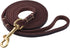 Genuine Leather Dog Leash, 4ft 5ft 6ft for Small Dogs, Brown Dog Training Walking Running
