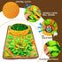 34.6 19.6 AWOOF Large Dog Snuffle Mat, Interactive Feeding Mat, in x in, Squeaker and Crinkle Paper, Non-Slip, Easy