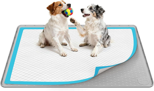40"x28" Pee Pad Holder for Dogs Puppy Pad Holder Silicone Pee Tray